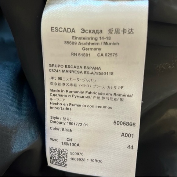 ESCADA Suit Pencil Dress Set - Picture 9 of 16